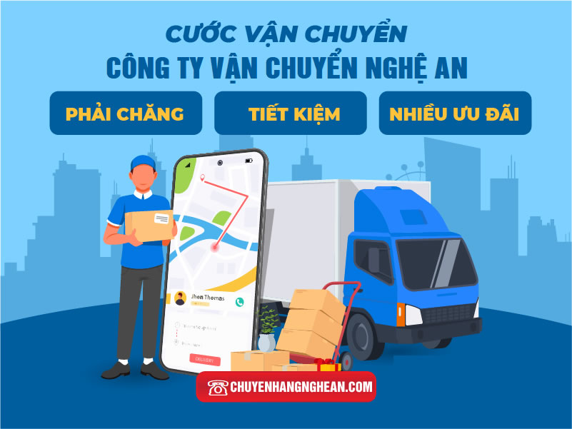Xe chuyển gửi hàng hóa đi Vinh Nghệ An
